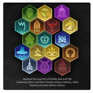 Unique District Icons MOD para Civilization VI
