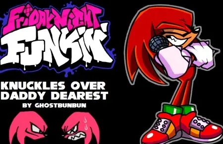Knuckles the Echidna FNF MOD SKIN (Over Daddy Dear