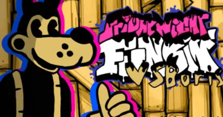 VS Boris The Wolf FNF MOD