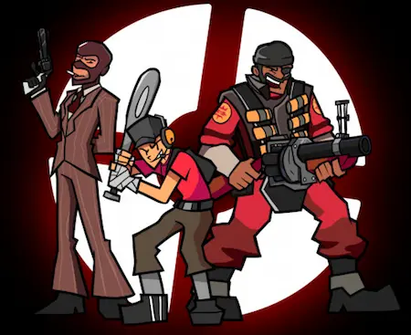 VS Team Fortress 2 Mann Co