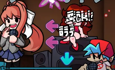 VS Monika & Senpai Sings Accelerant Song