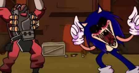 Demoman VS Sonic.EXE