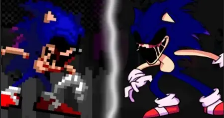  FNF Sonic.exe pixel but it looks more like the normal