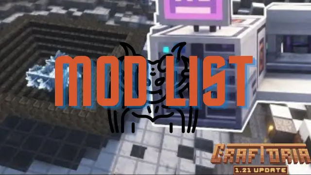 MOD List Craftoria Minecraft Modpack.