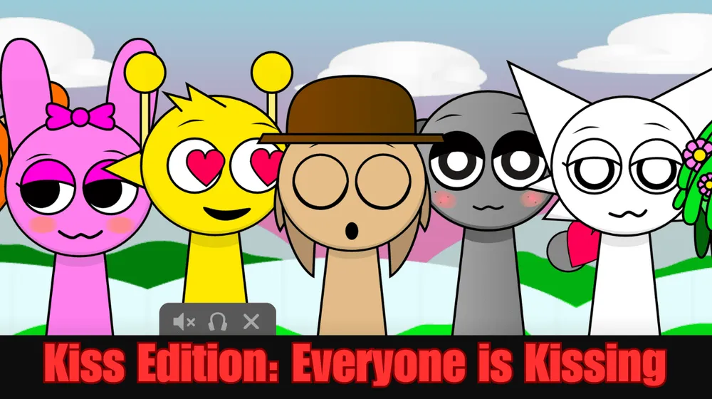 Sprunki Kiss Edition: Everyone is Kissing