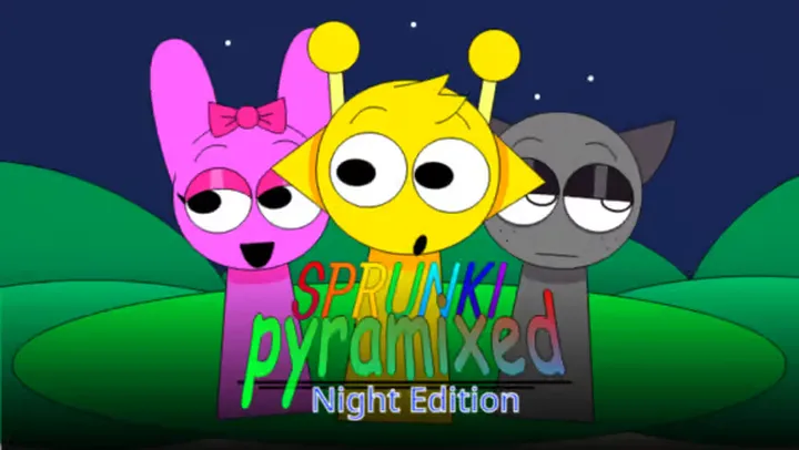Sprunki Pyramixed: Night Edition MOD